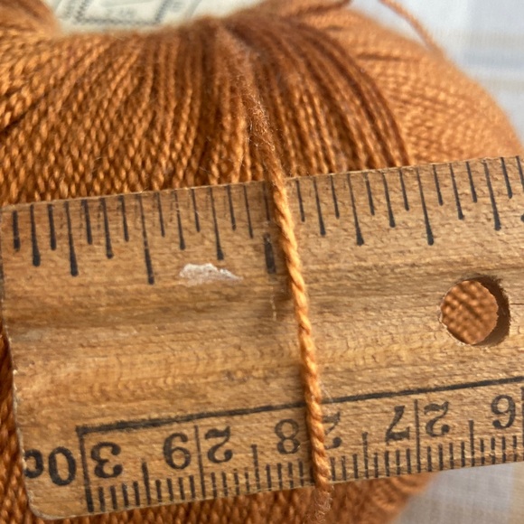 Juniper Moon Farm Findley Yarn in Brown 41 copper color 50% merino 50% silk - Picture 5 of 6